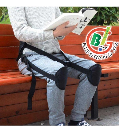 Back Sitting Support Posture Lumbar Waist Knee Brace Belt 